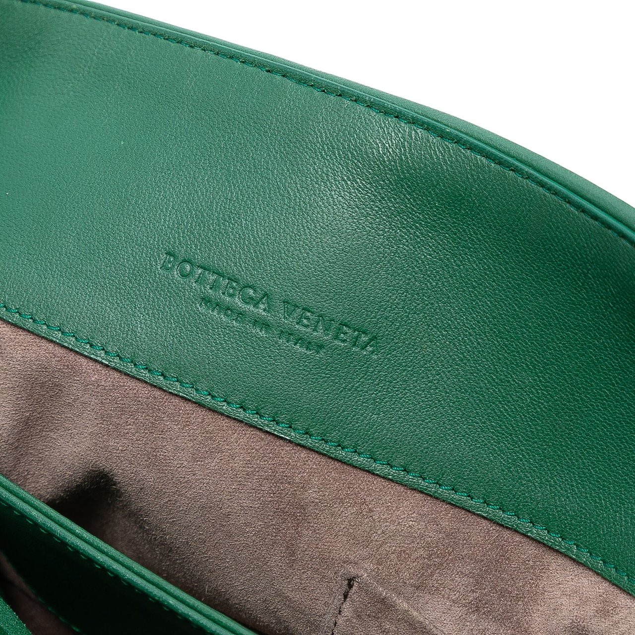 Bottega Veneta Medium Nappa Intrecciato Olimpia Shoulder Bag Groen