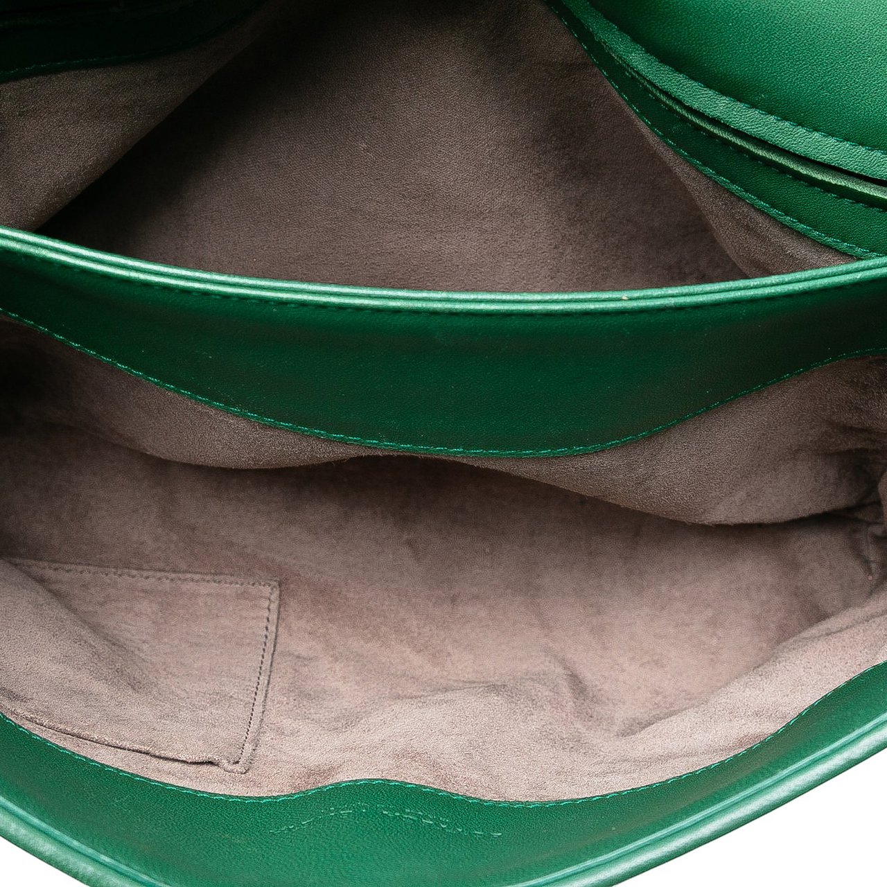 Bottega Veneta Medium Nappa Intrecciato Olimpia Shoulder Bag Groen