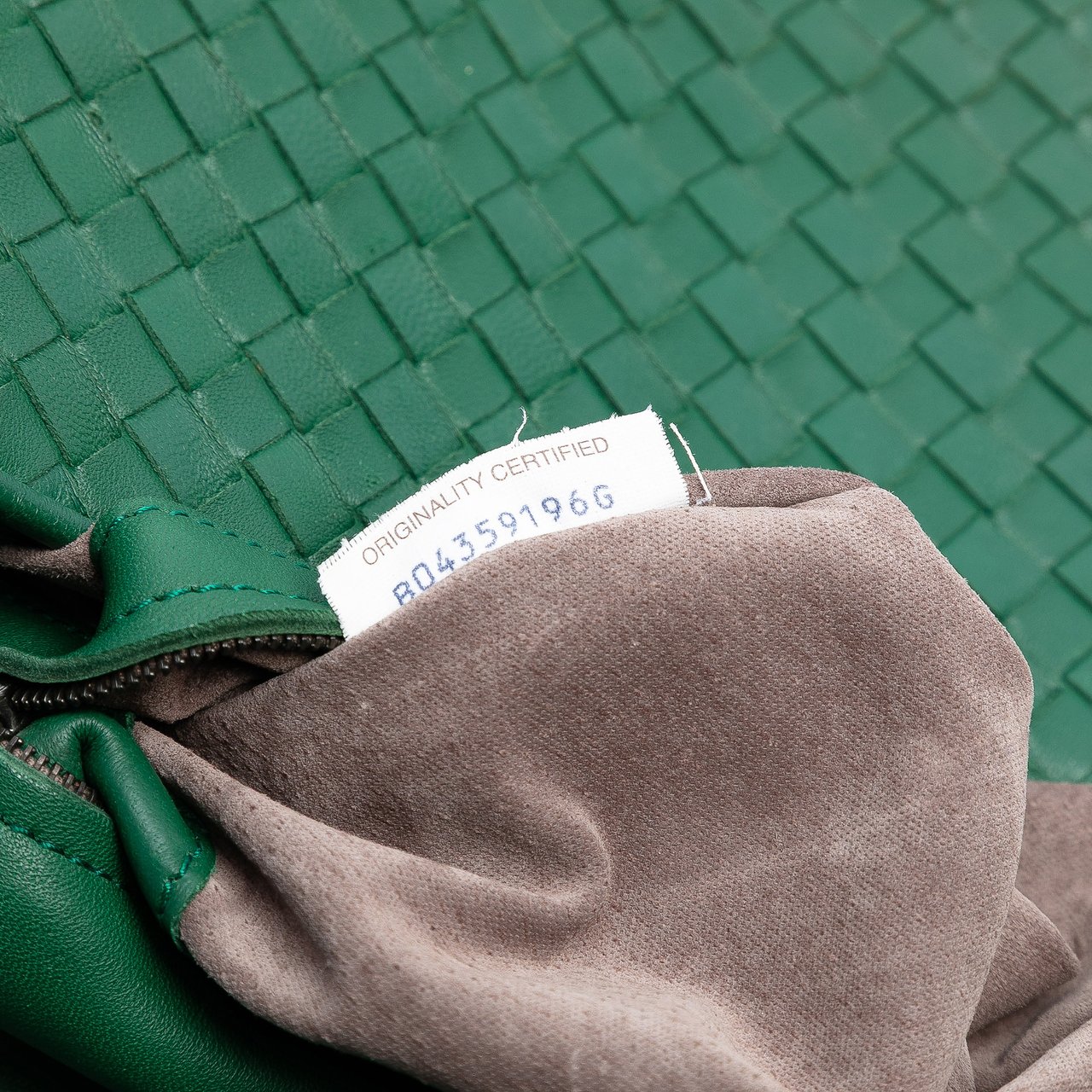 Bottega Veneta Medium Nappa Intrecciato Olimpia Shoulder Bag Groen