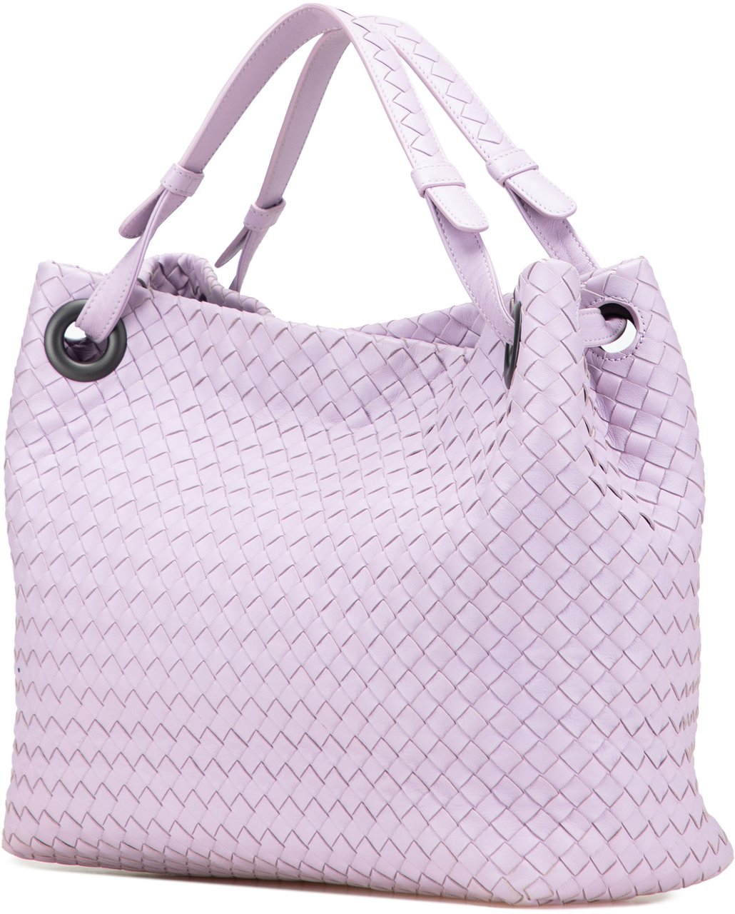 Bottega Veneta Medium Nappa Intrecciato Bella Tote Paars