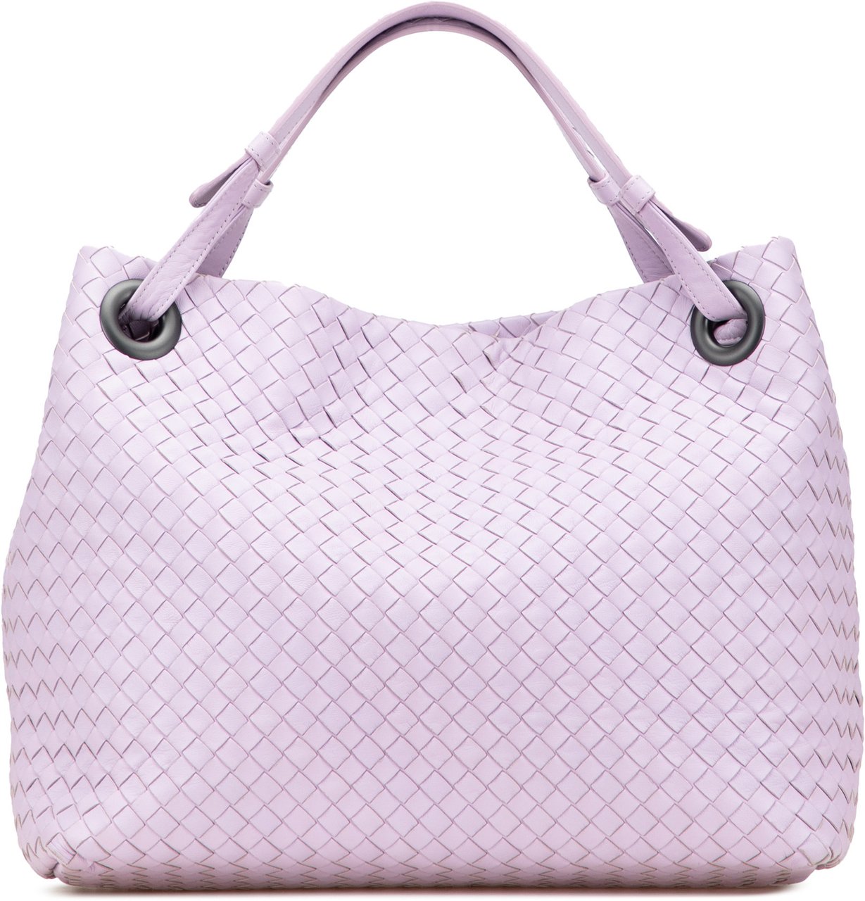 Bottega Veneta Medium Nappa Intrecciato Bella Tote Paars