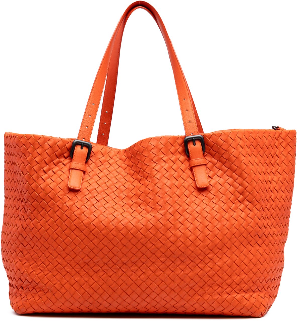 Bottega Veneta Large Nappa Intrecciato Cesta Tote Oranje