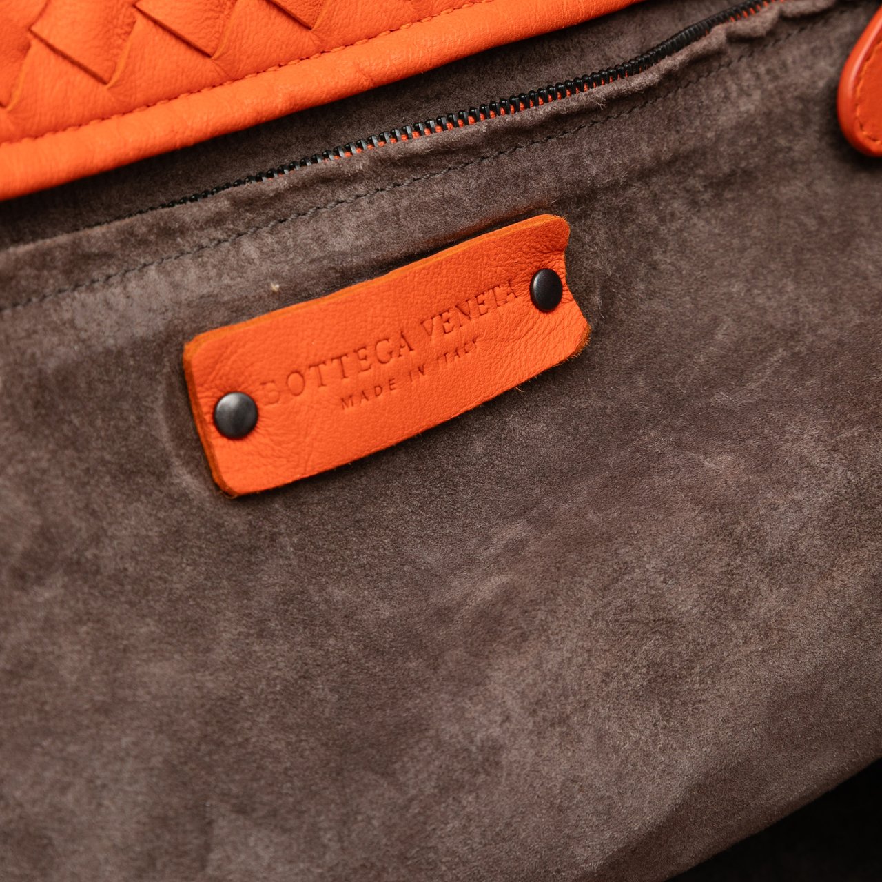 Bottega Veneta Large Nappa Intrecciato Cesta Tote Oranje