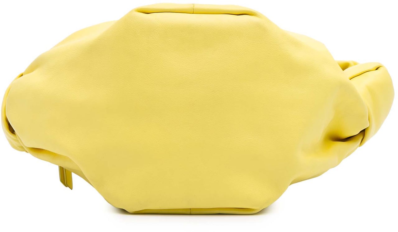 Bottega Veneta Mini Calfskin Double Knot Geel