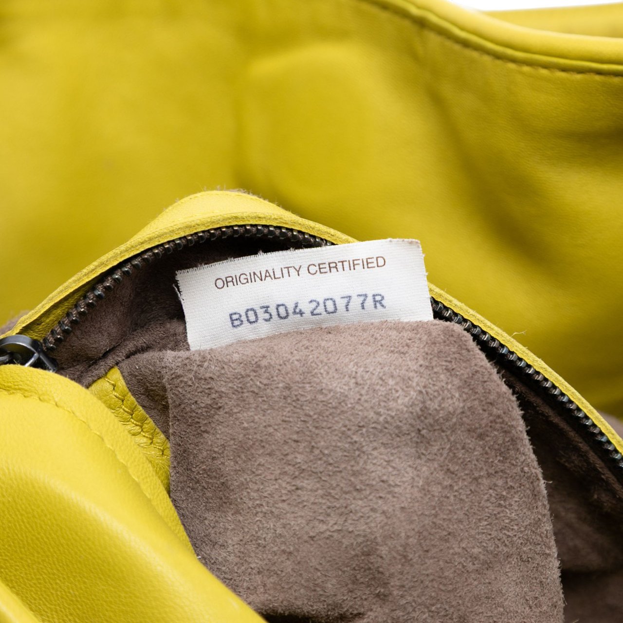 Bottega Veneta Nappa Intrecciato Parachute Tote Geel