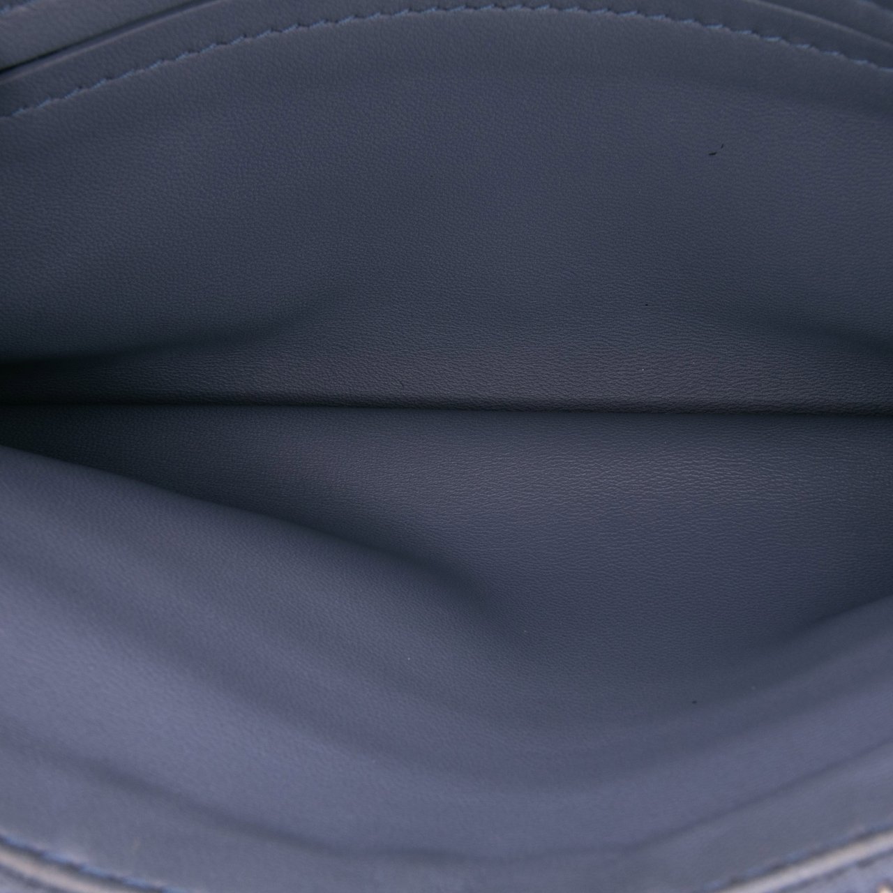 Bottega Veneta Nappa Intrecciato Double Zip Clutch Blauw