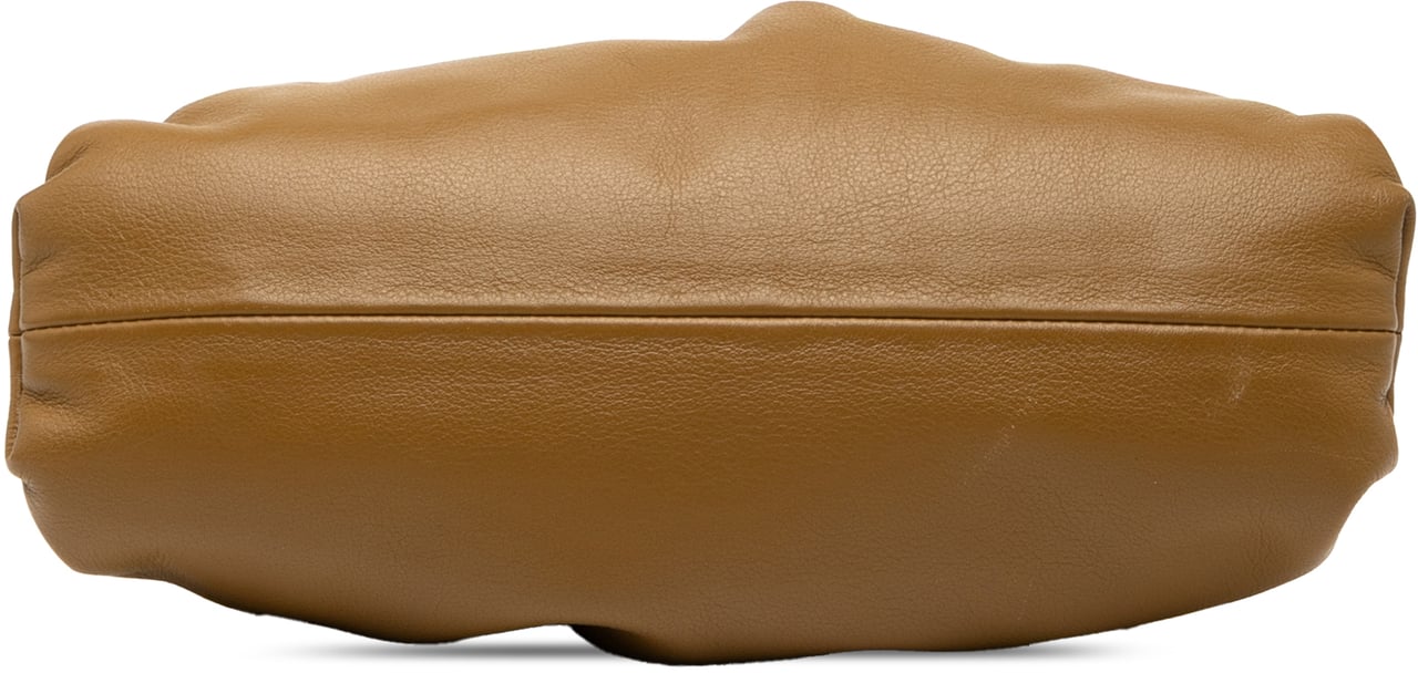 Bottega Veneta Lambskin The Mini Pouch Crossbody Bruin