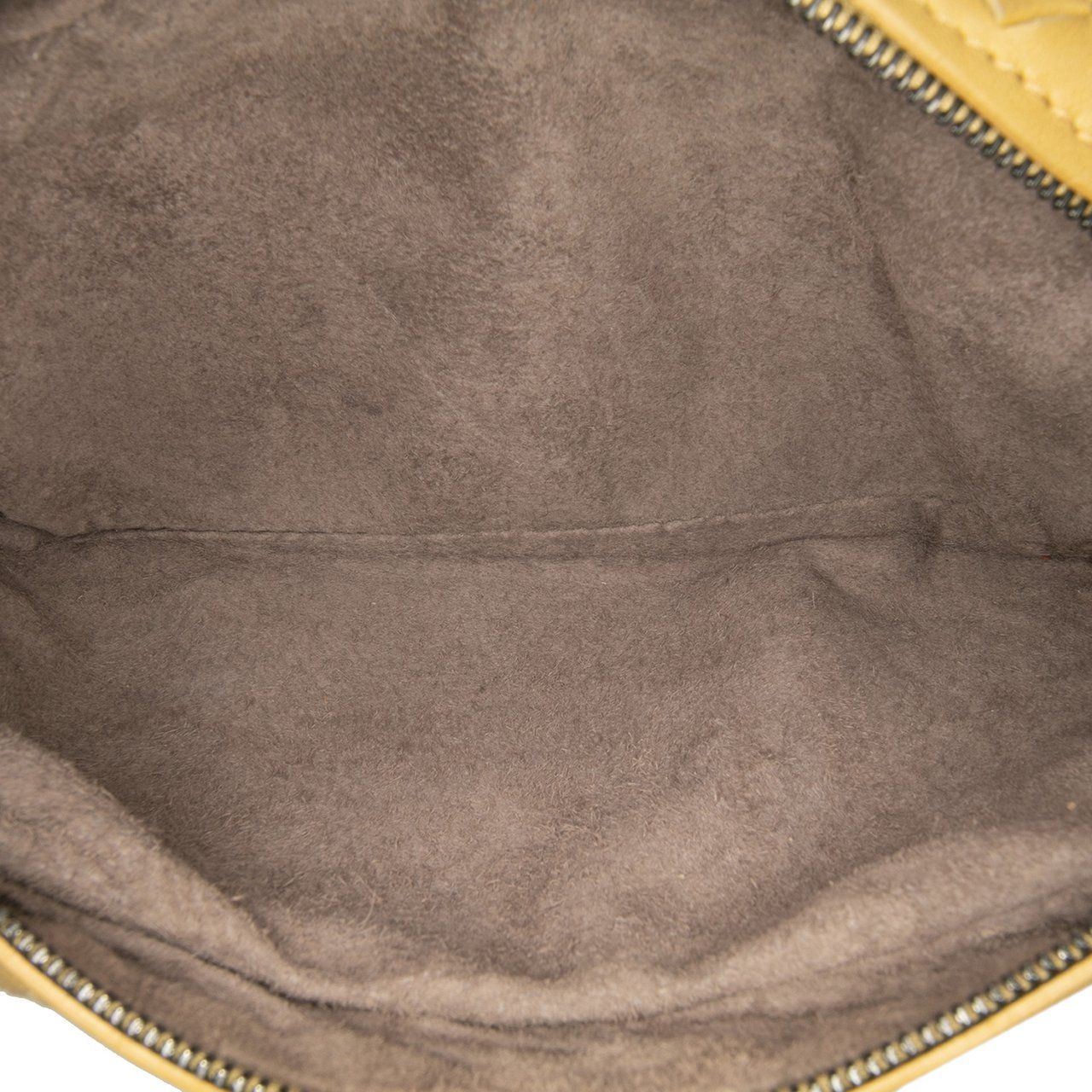 Bottega Veneta Mini Nappa Intrecciato Expandable Chain Flap Crossbody Geel