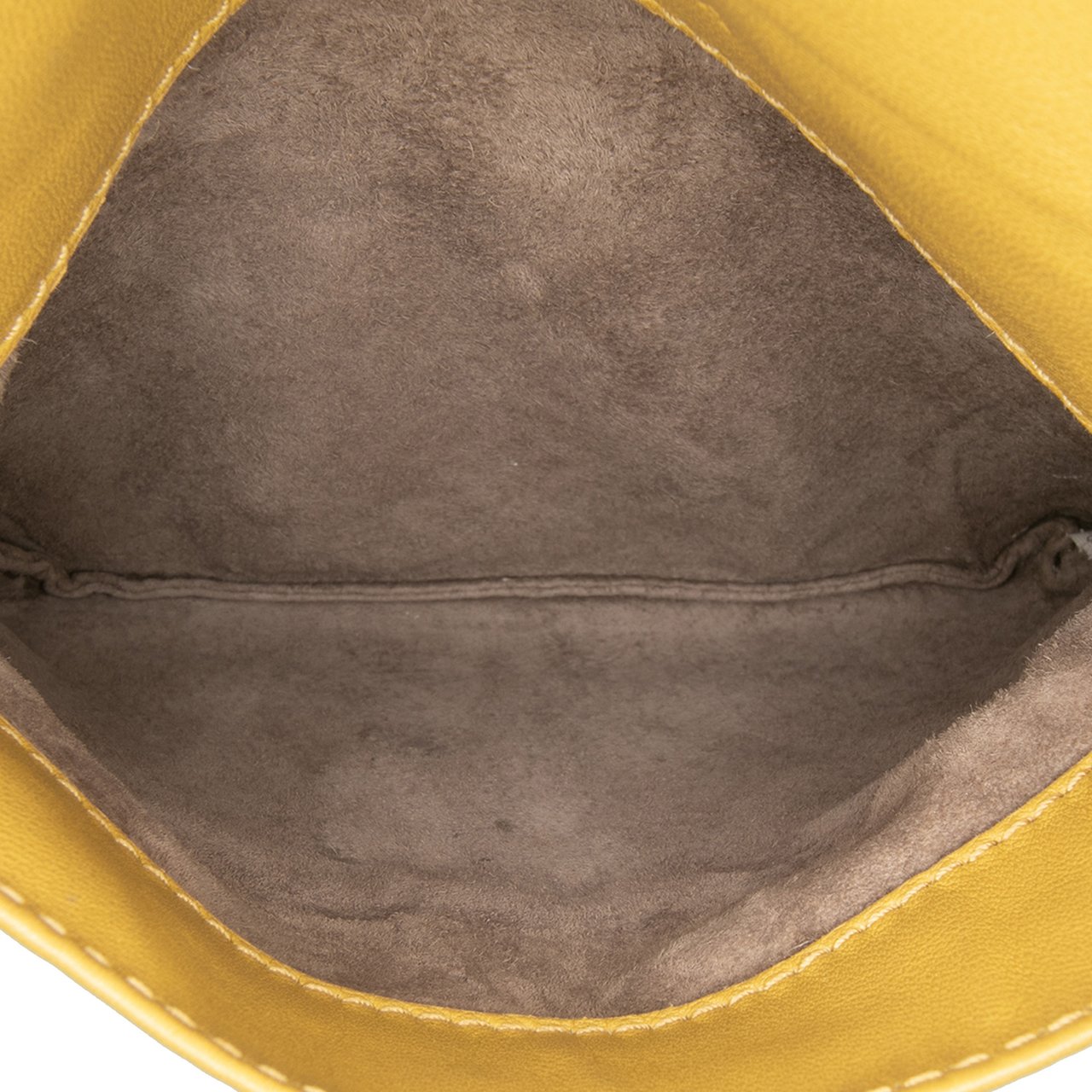 Bottega Veneta Mini Nappa Intrecciato Expandable Chain Flap Crossbody Geel