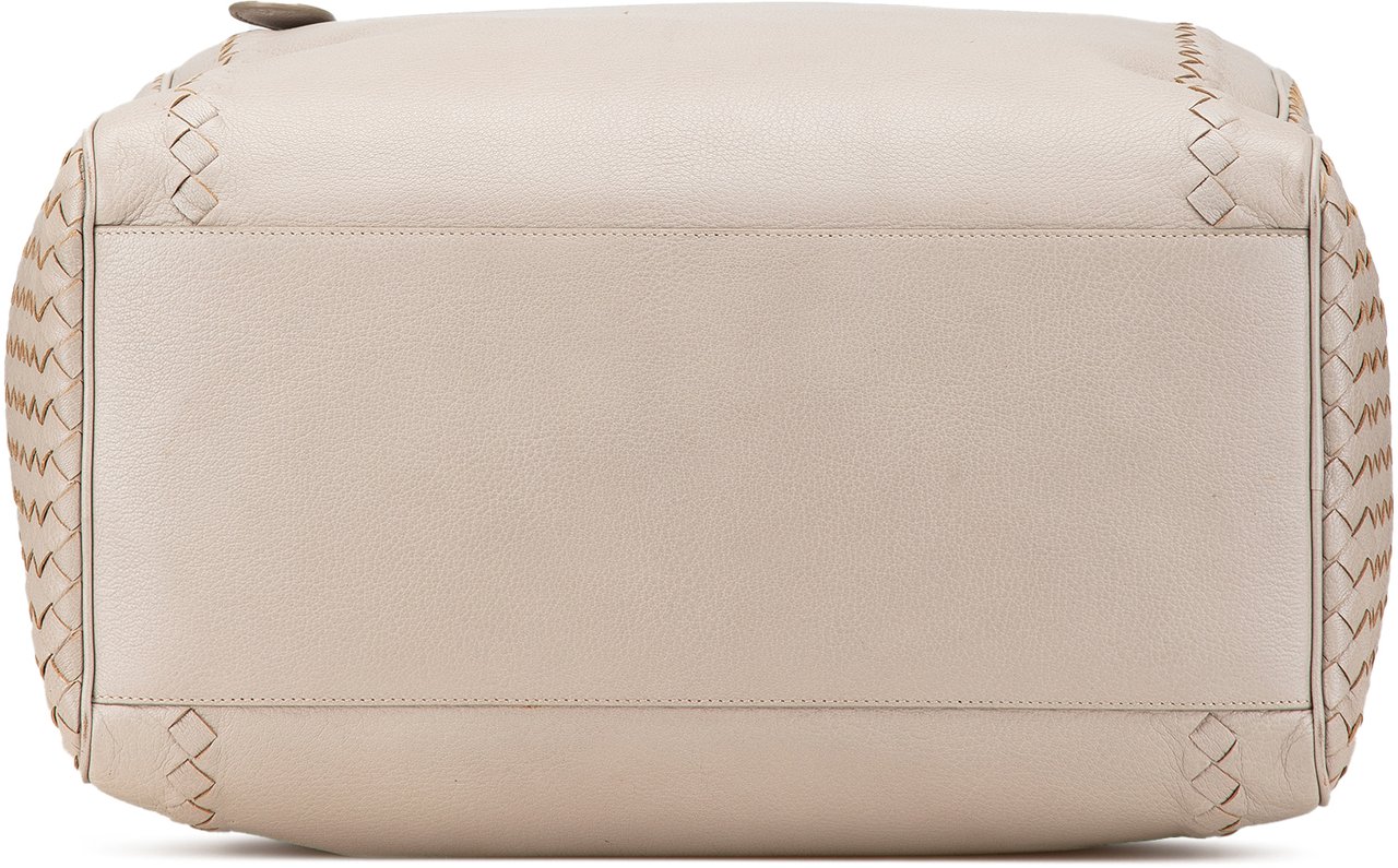 Bottega Veneta Nappa Intrecciato Handbag Bruin
