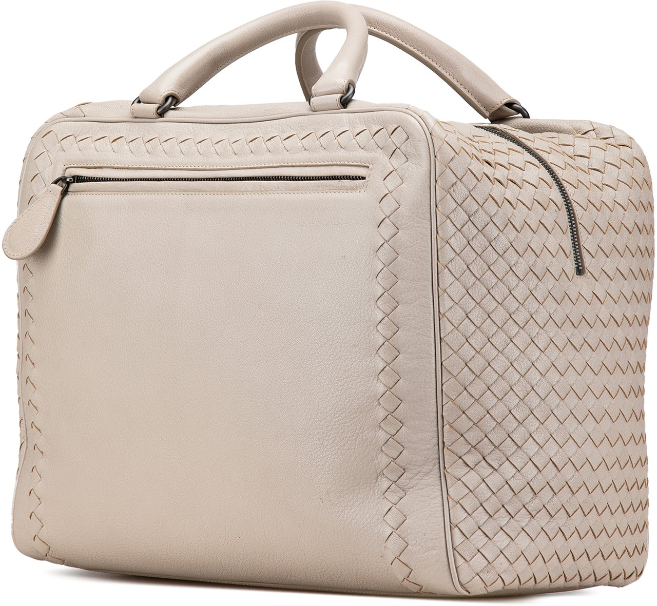 Bottega Veneta Nappa Intrecciato Handbag Bruin
