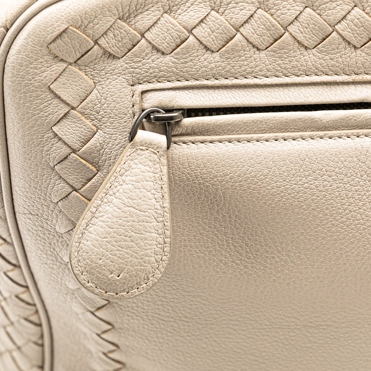 Bottega Veneta Nappa Intrecciato Handbag Bruin