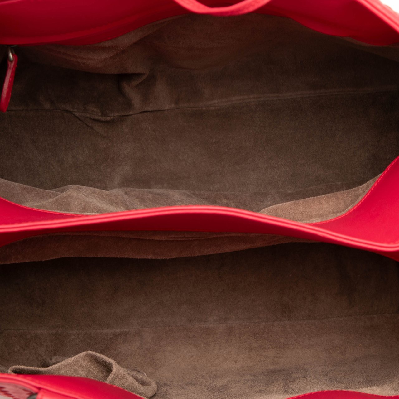 Bottega Veneta Nappa Intrecciato Milano Tote Rood