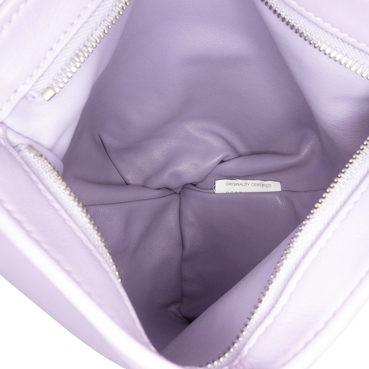 Bottega Veneta Mini Calfskin BV Twist Bag Paars