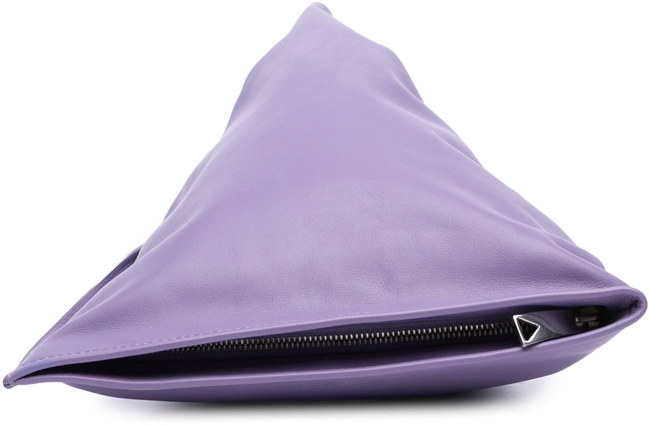 Bottega Veneta Mini Calfskin BV Twist Bag Paars