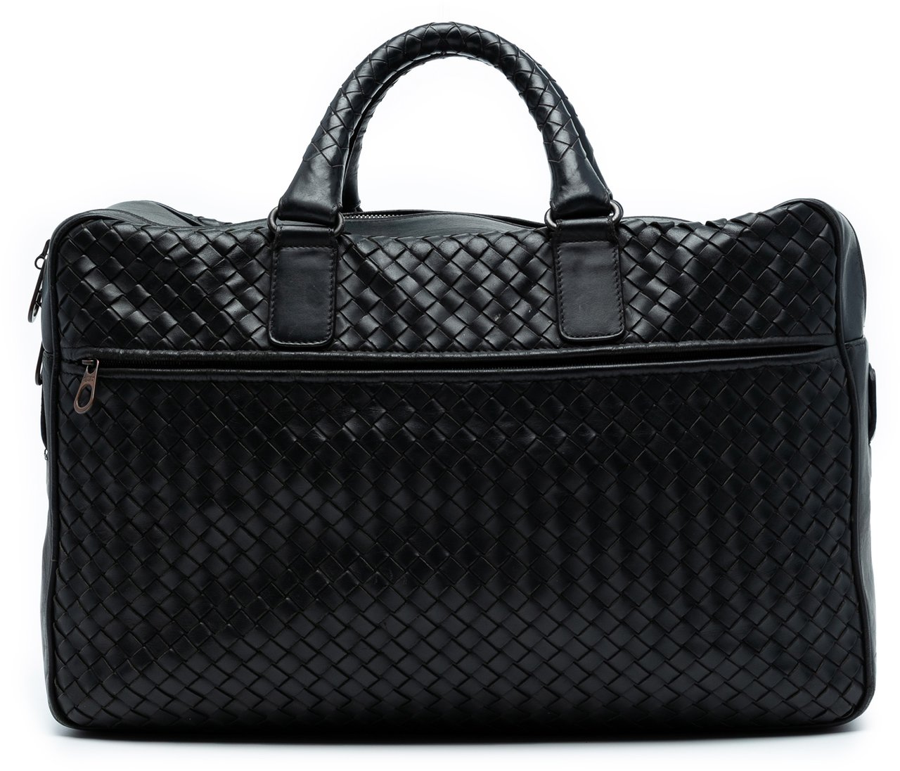 Bottega Veneta Nappa Intrecciato Business Bag Zwart