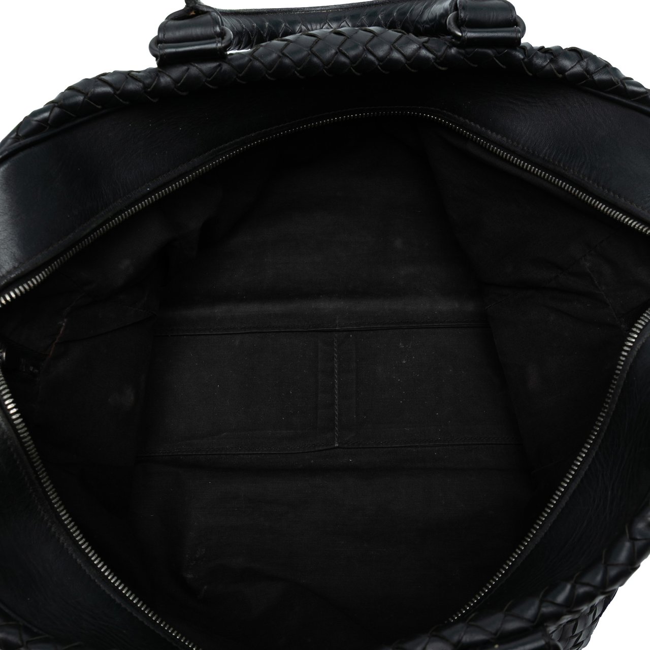 Bottega Veneta Nappa Intrecciato Business Bag Zwart