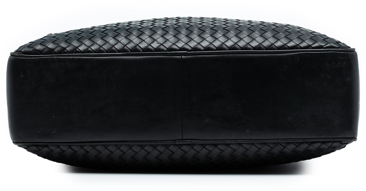 Bottega Veneta Nappa Intrecciato Business Bag Zwart