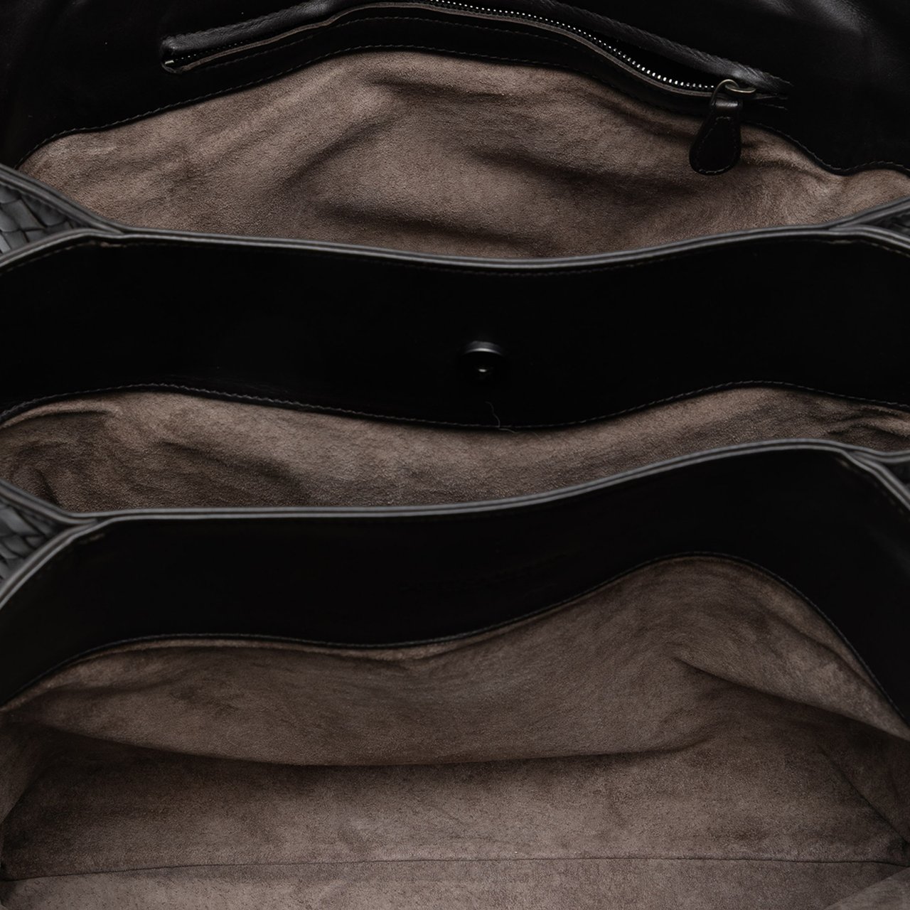 Bottega Veneta Medium Nappa Intrecciato Roma Tote Bruin