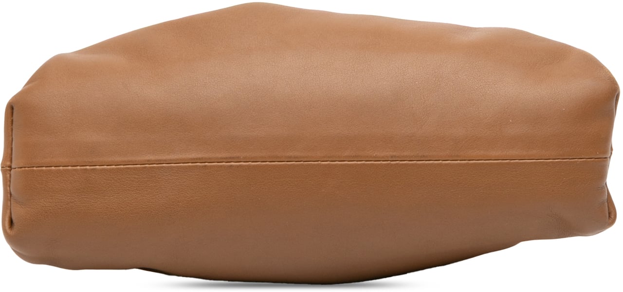 Bottega Veneta Lambskin The Mini Pouch Crossbody Bruin