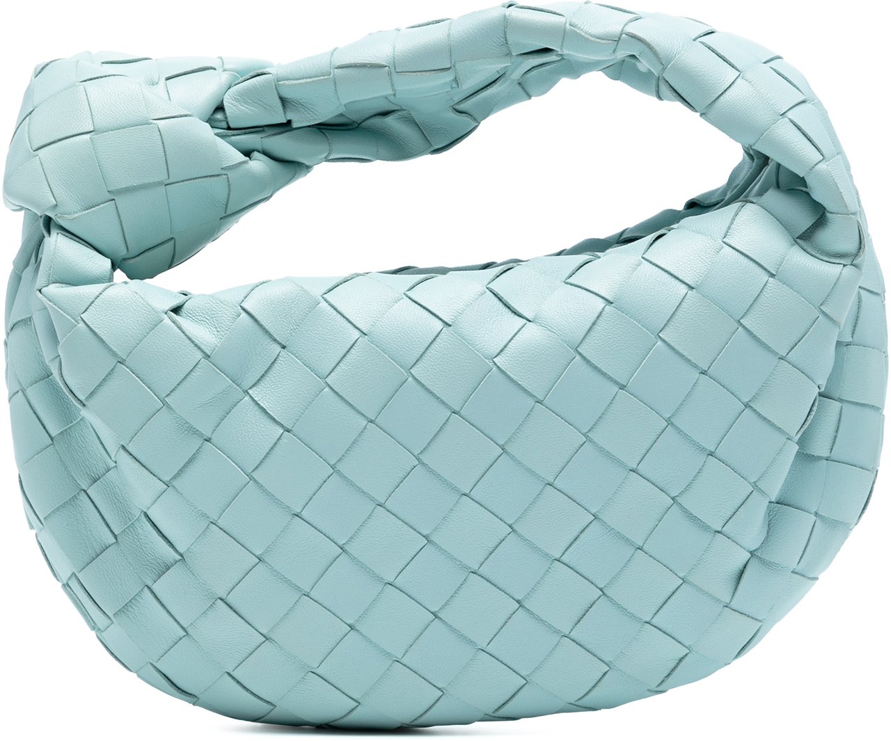 Bottega Veneta Candy Nappa Intrecciato Jodie Blauw