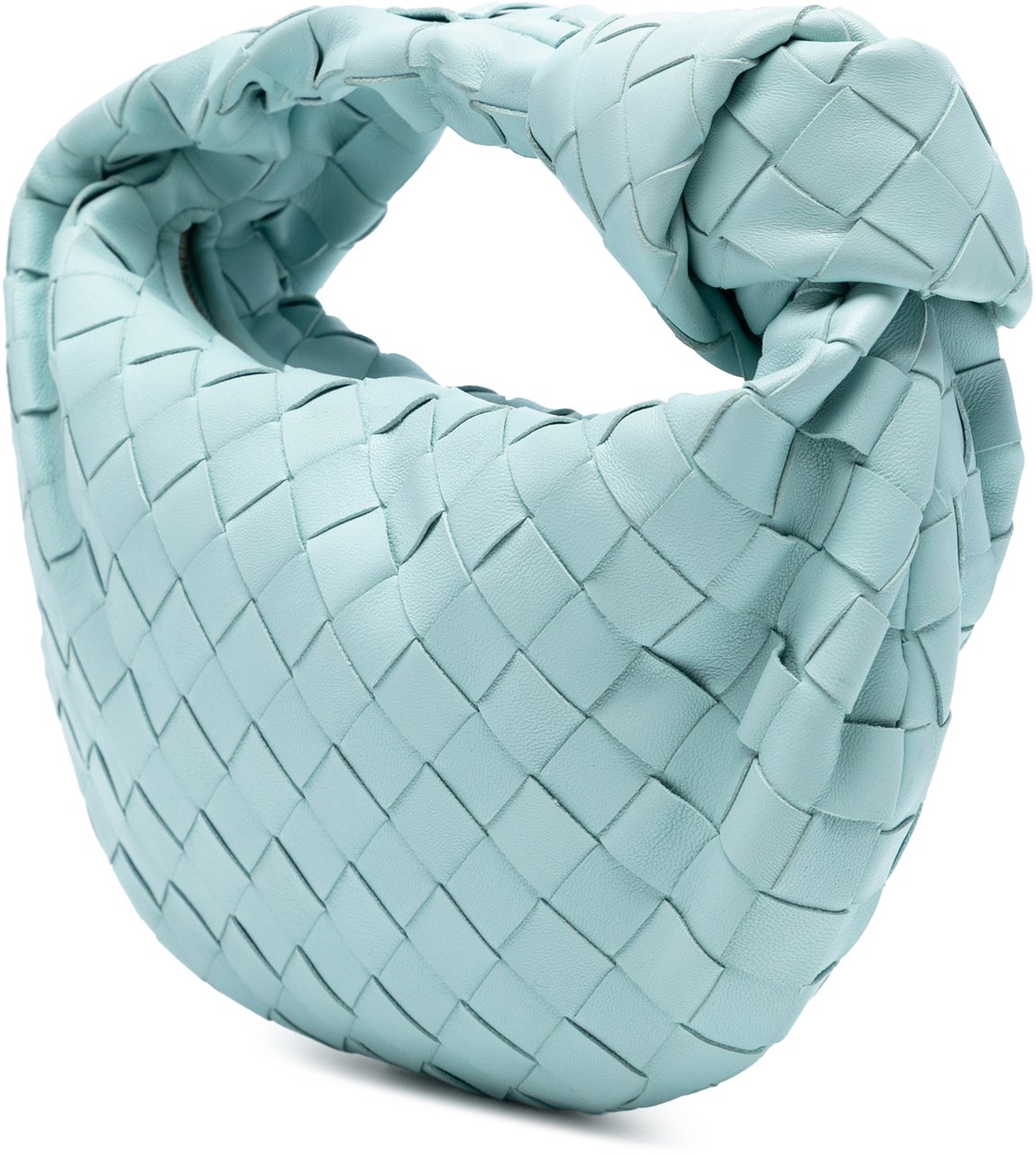 Bottega Veneta Candy Nappa Intrecciato Jodie Blauw