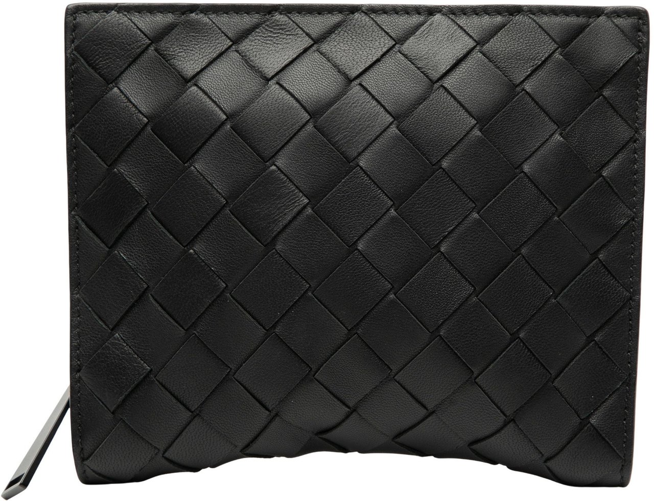 Bottega Veneta Intrecciato Trimmed Nylon Eco Tote Zwart