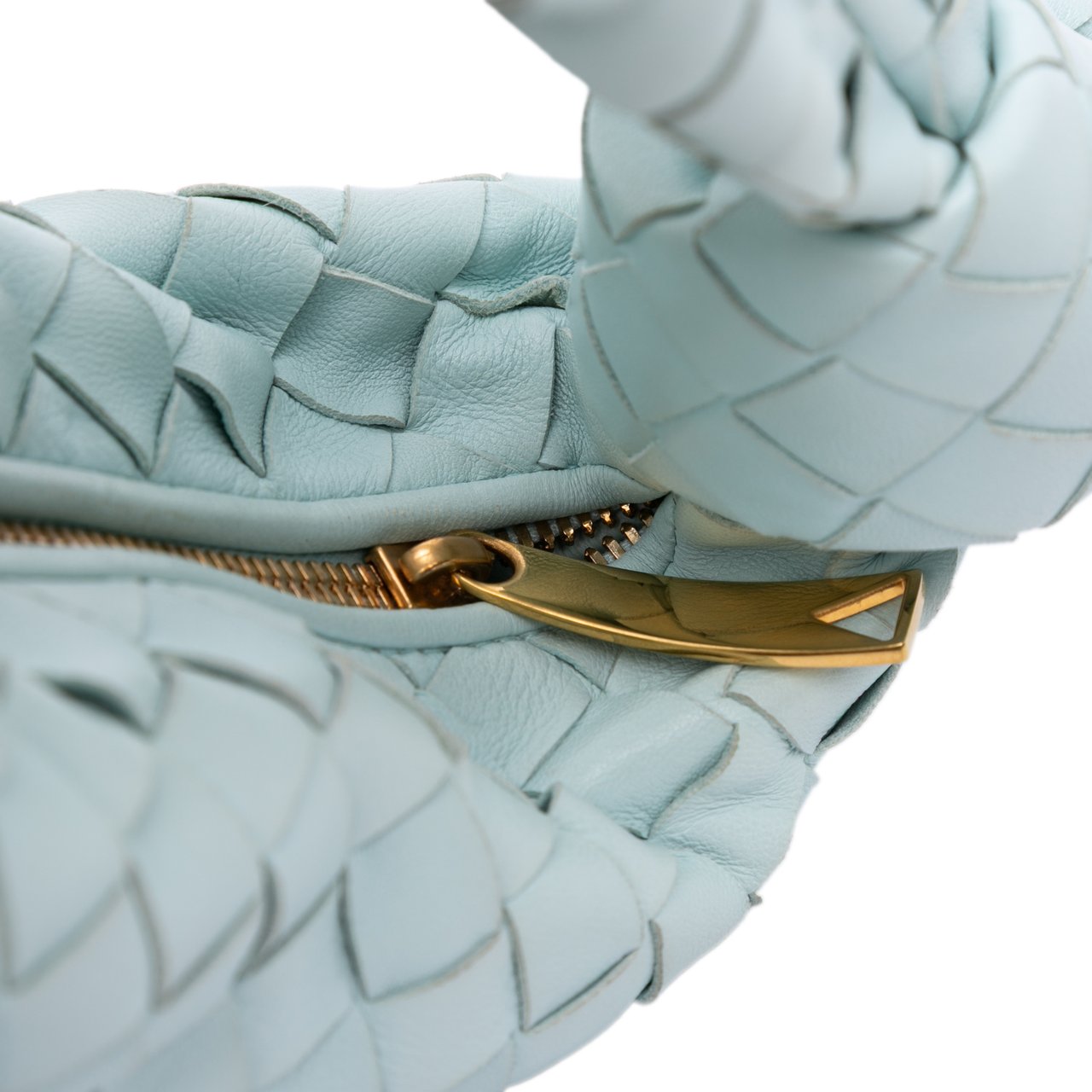 Bottega Veneta Mini Nappa Intrecciato Jodie Blauw