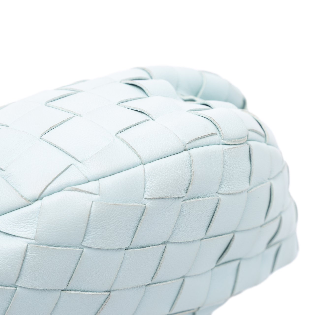 Bottega Veneta Mini Nappa Intrecciato Jodie Blauw
