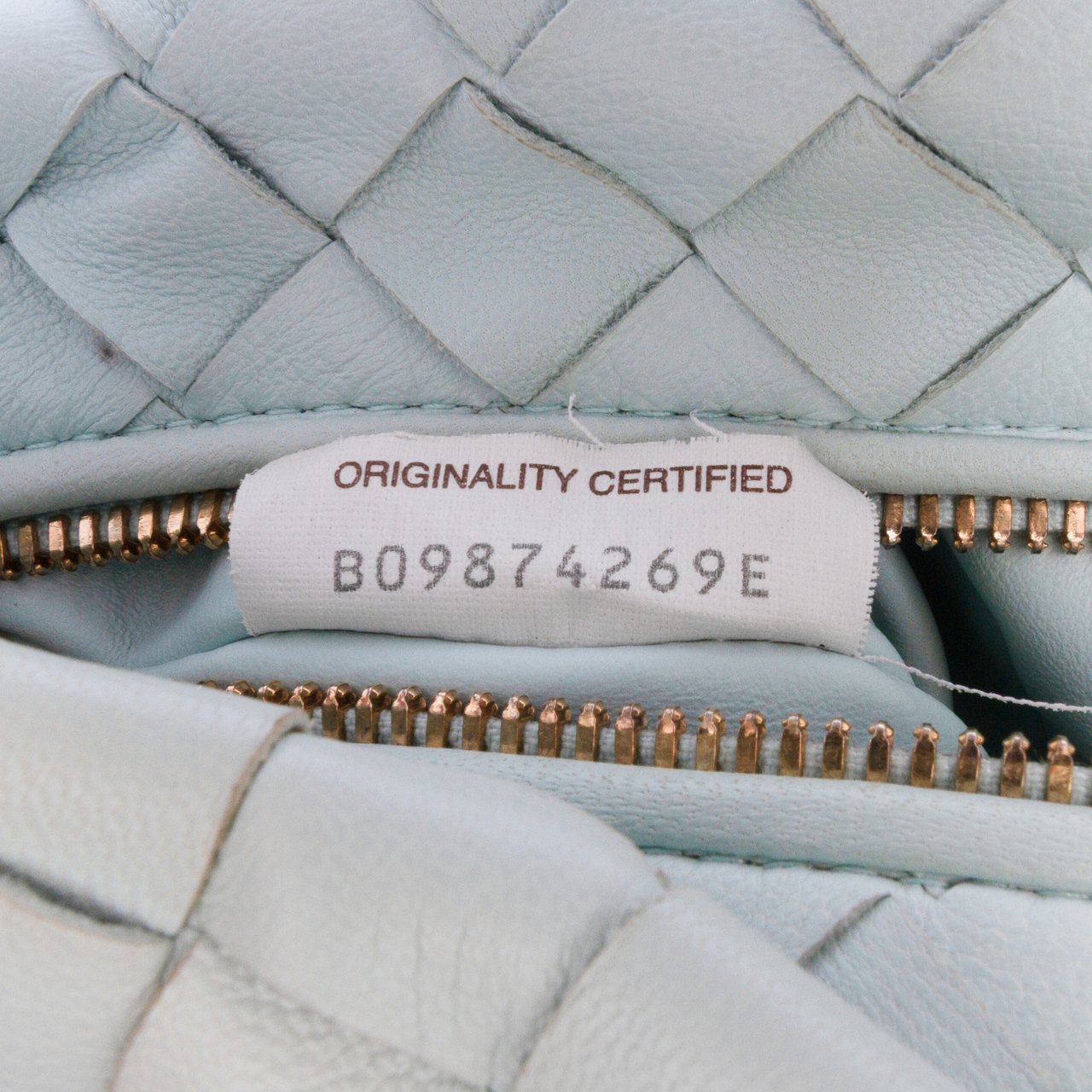 Bottega Veneta Mini Nappa Intrecciato Jodie Blauw