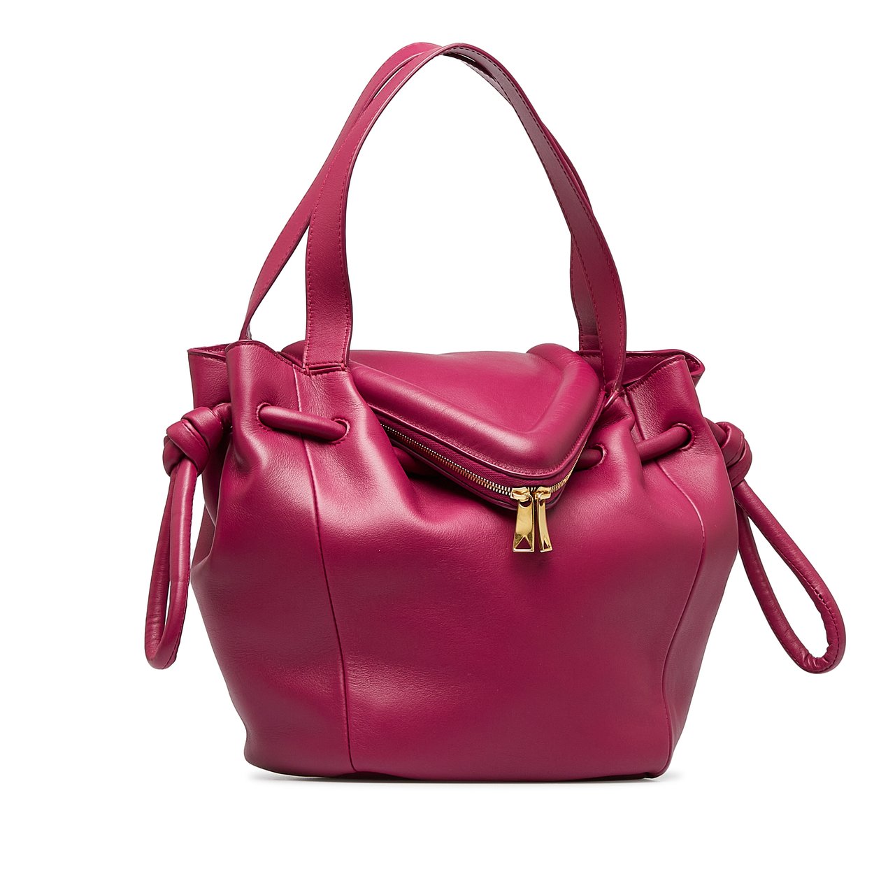 Bottega Veneta Beak Handbag Roze