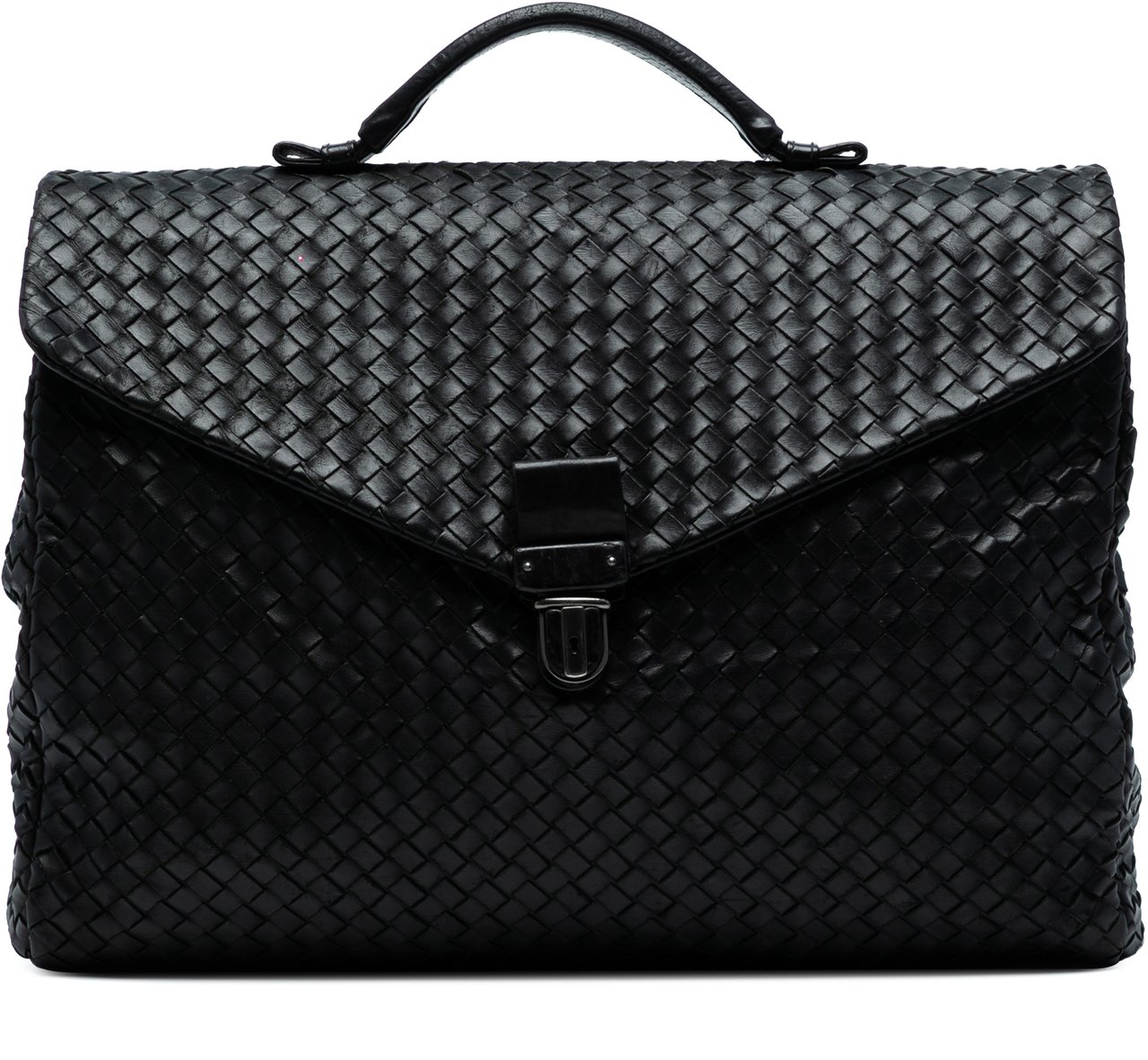 Bottega Veneta Nappa Intrecciato Briefcase Zwart
