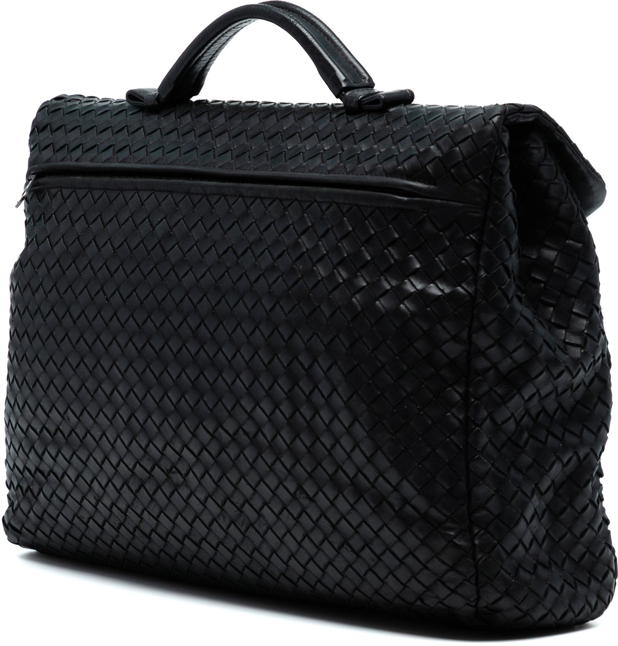 Bottega Veneta Nappa Intrecciato Briefcase Zwart