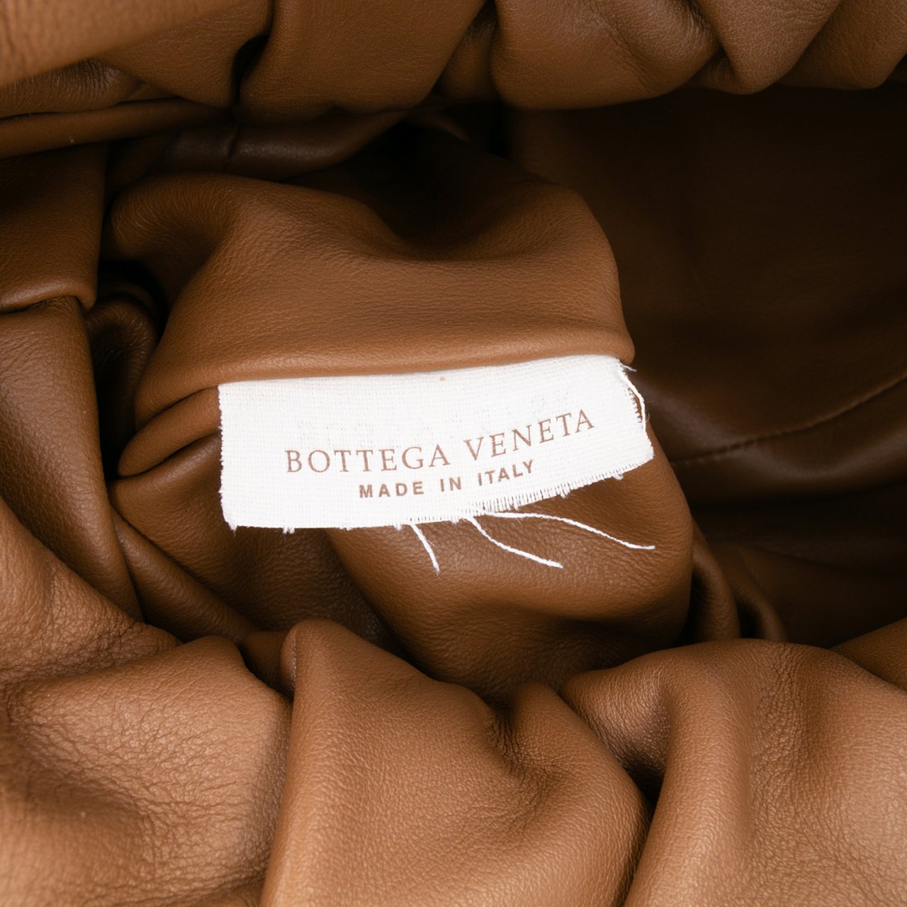 Bottega Veneta Lambskin The Shoulder Pouch Bruin