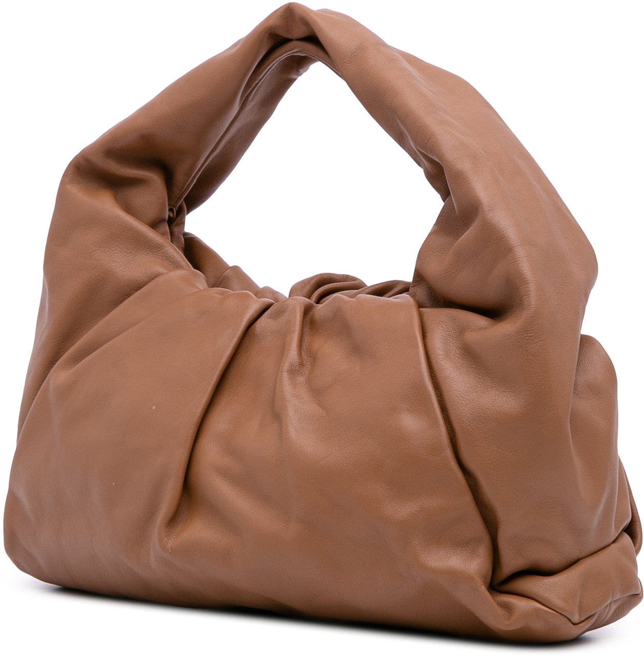Bottega Veneta Lambskin The Shoulder Pouch Bruin