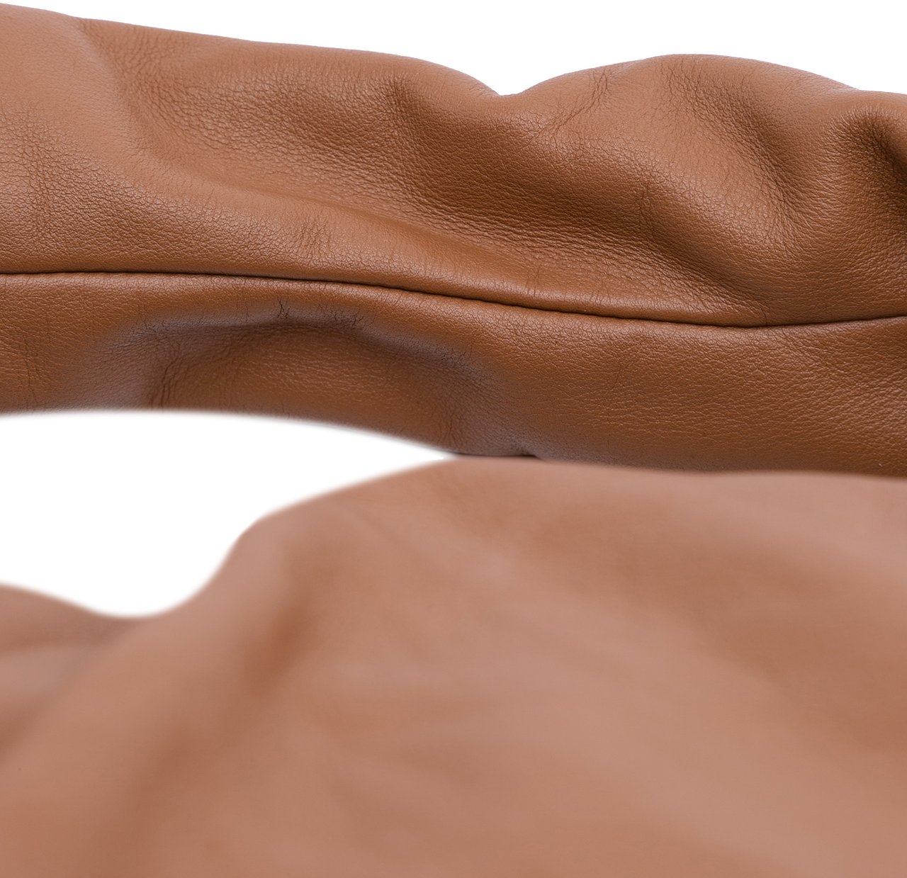 Bottega Veneta Lambskin The Shoulder Pouch Bruin