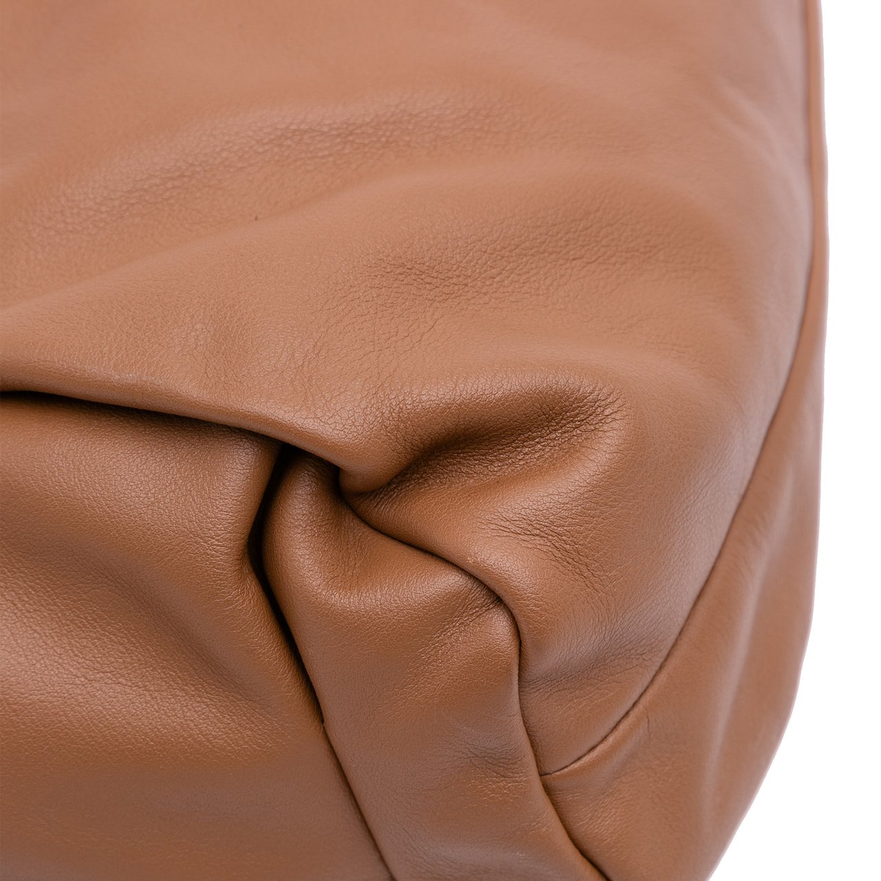 Bottega Veneta Lambskin The Shoulder Pouch Bruin