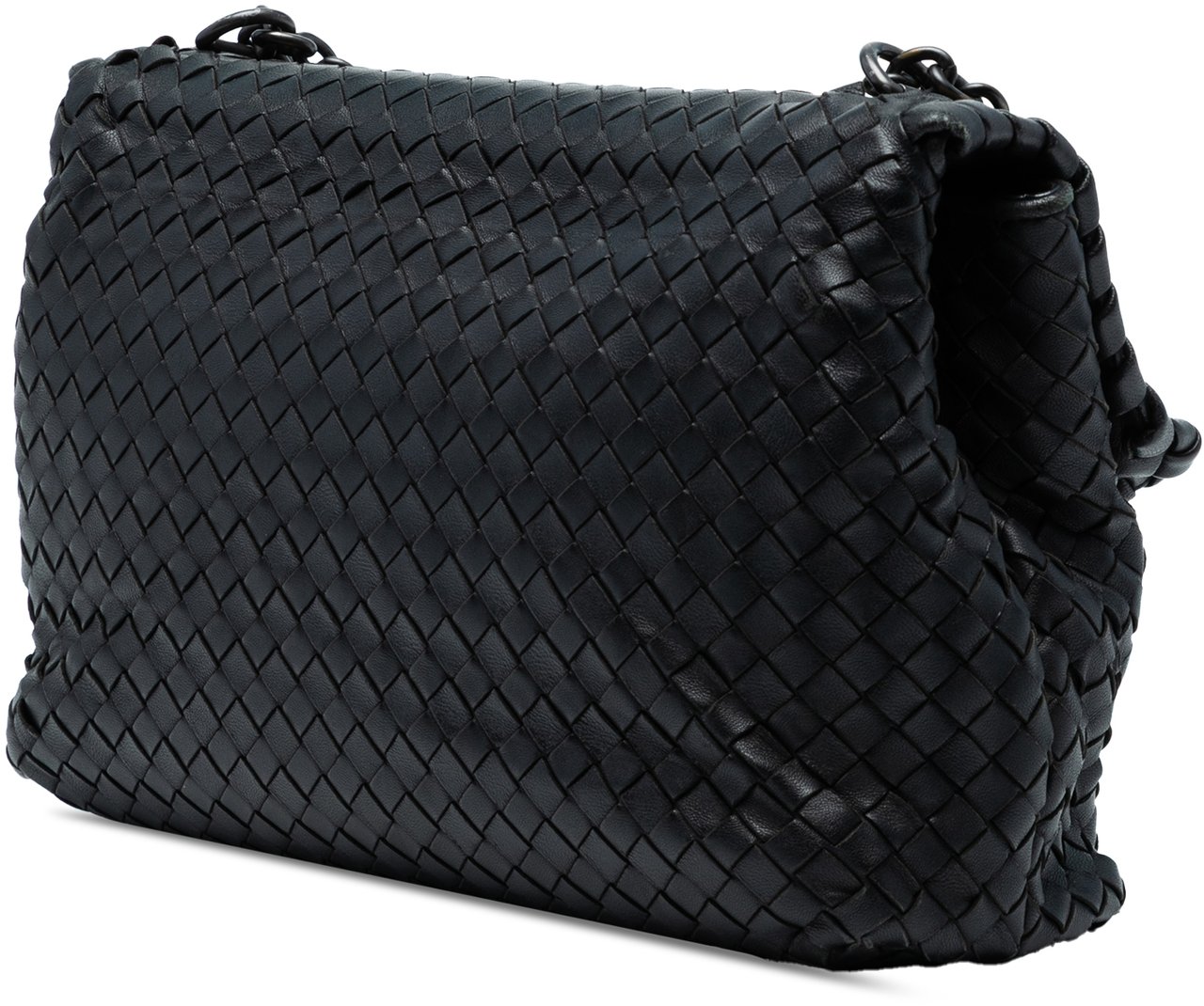 Bottega Veneta Medium Nappa Intrecciato Olimpia Shoulder Bag Zwart