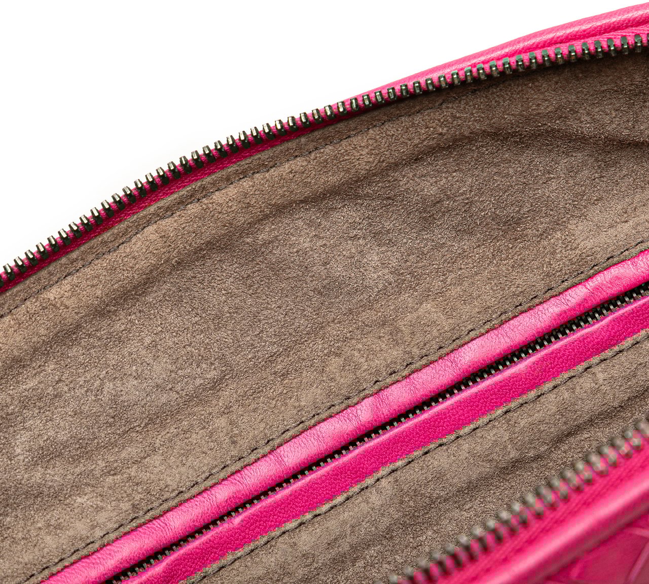 Bottega Veneta Nappa Intrecciato Nodini Crossbody Roze