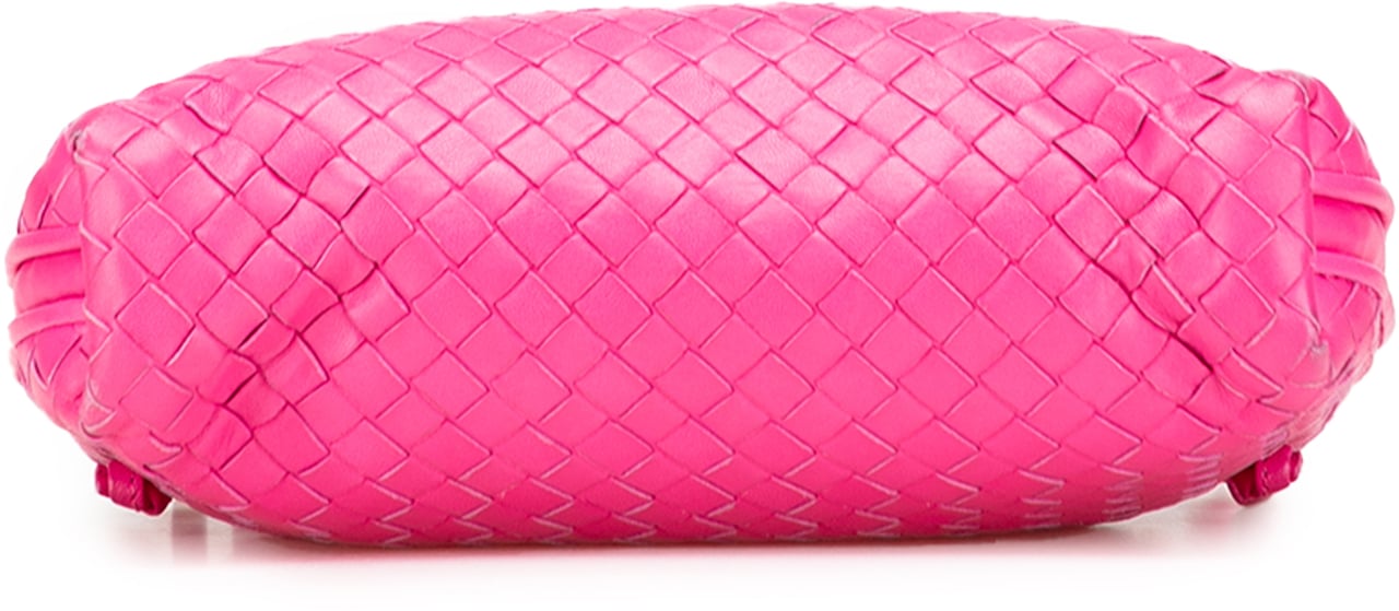 Bottega Veneta Nappa Intrecciato Nodini Crossbody Roze