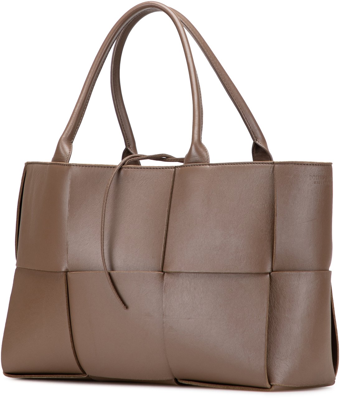 Bottega Veneta Medium Nappa Maxi Intrecciato Arco Tote Bruin