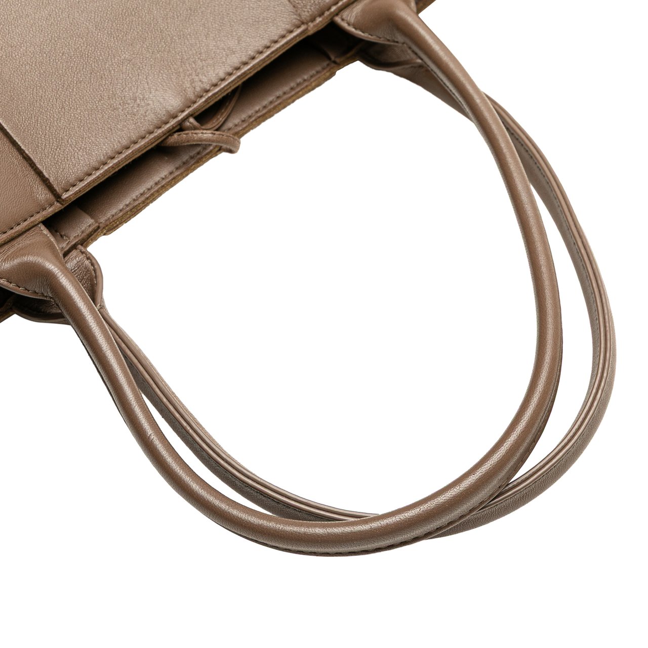 Bottega Veneta Medium Nappa Maxi Intrecciato Arco Tote Bruin