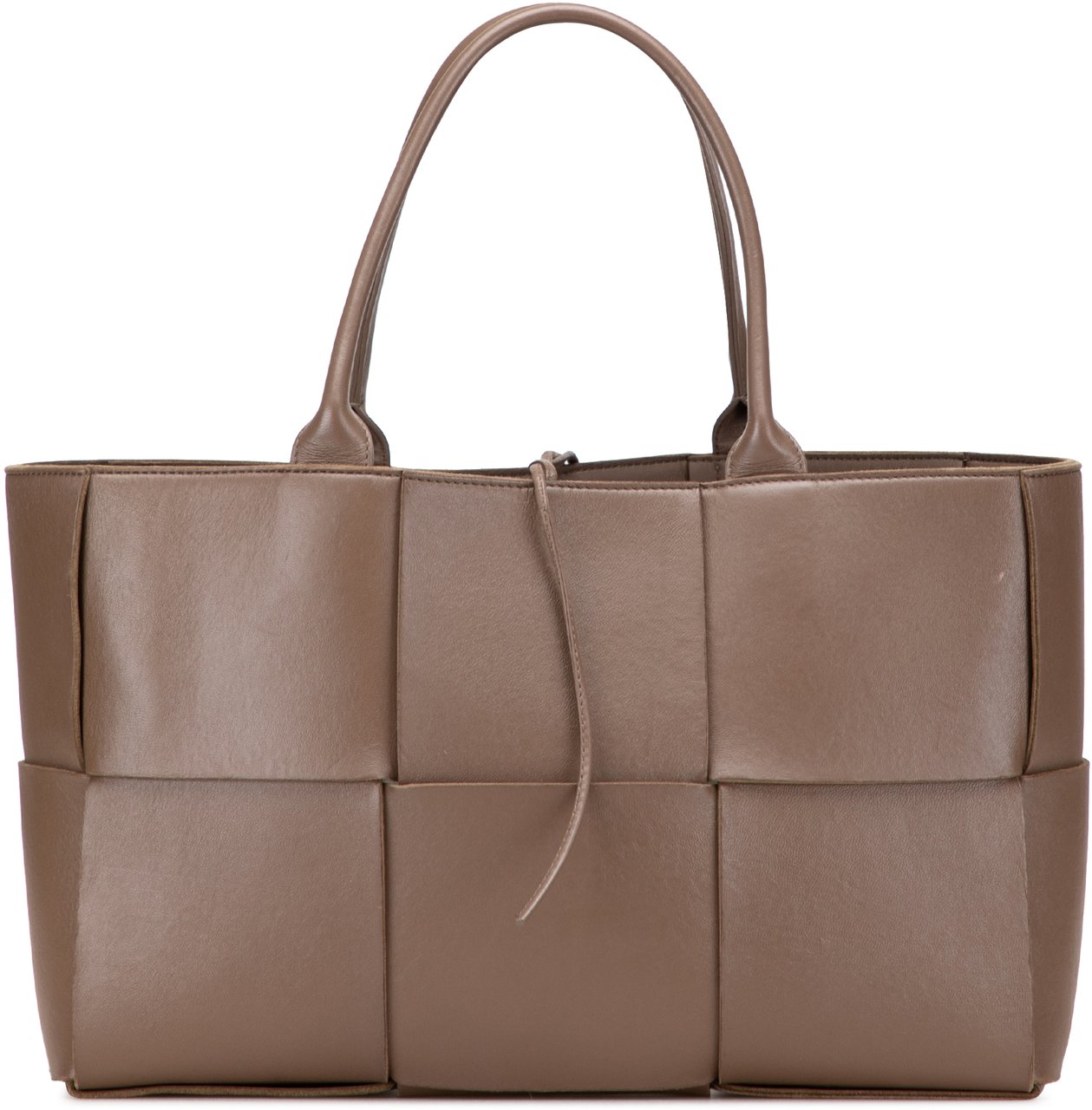 Bottega Veneta Medium Nappa Maxi Intrecciato Arco Tote Bruin