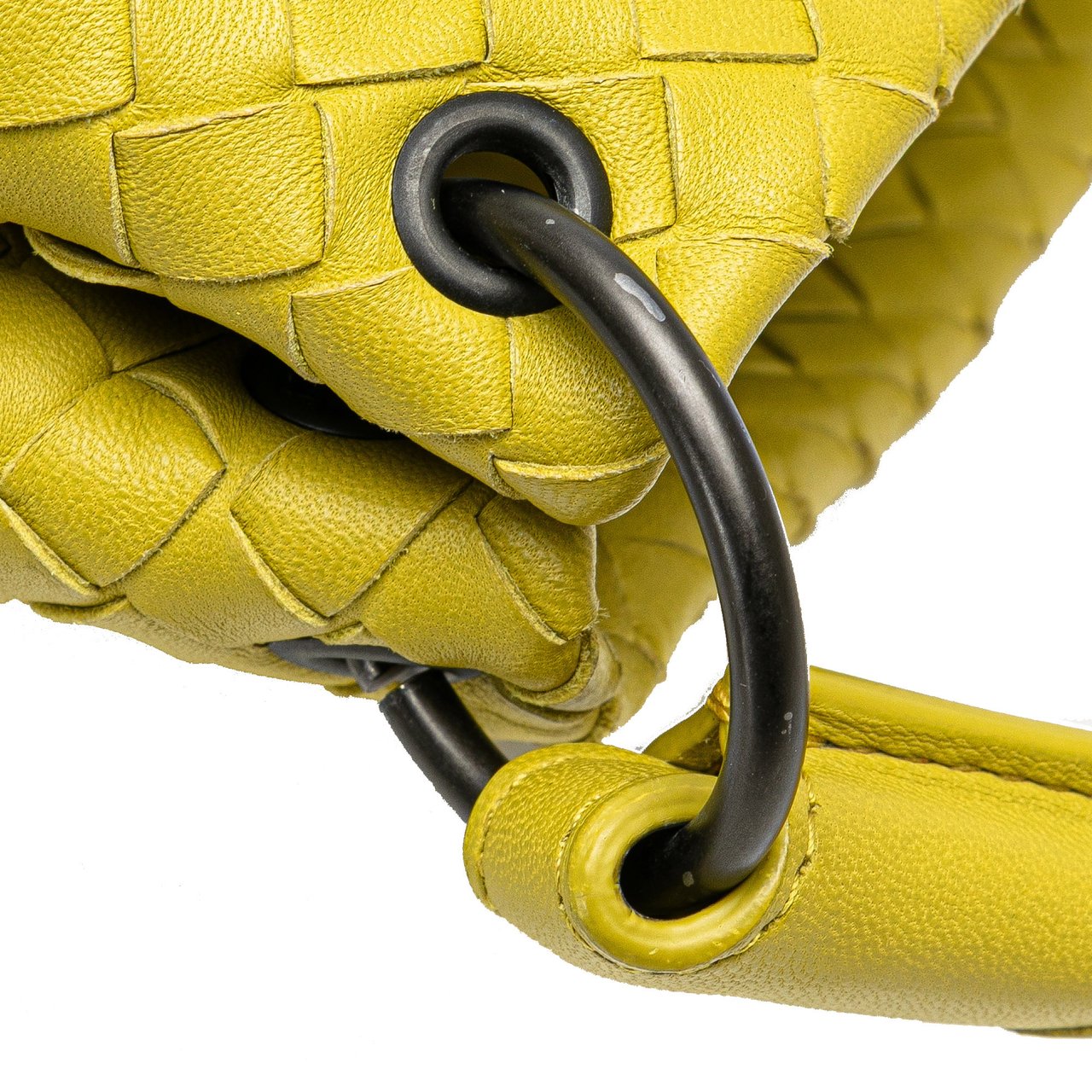 Bottega Veneta Nappa Intrecciato Bucket Bag Geel