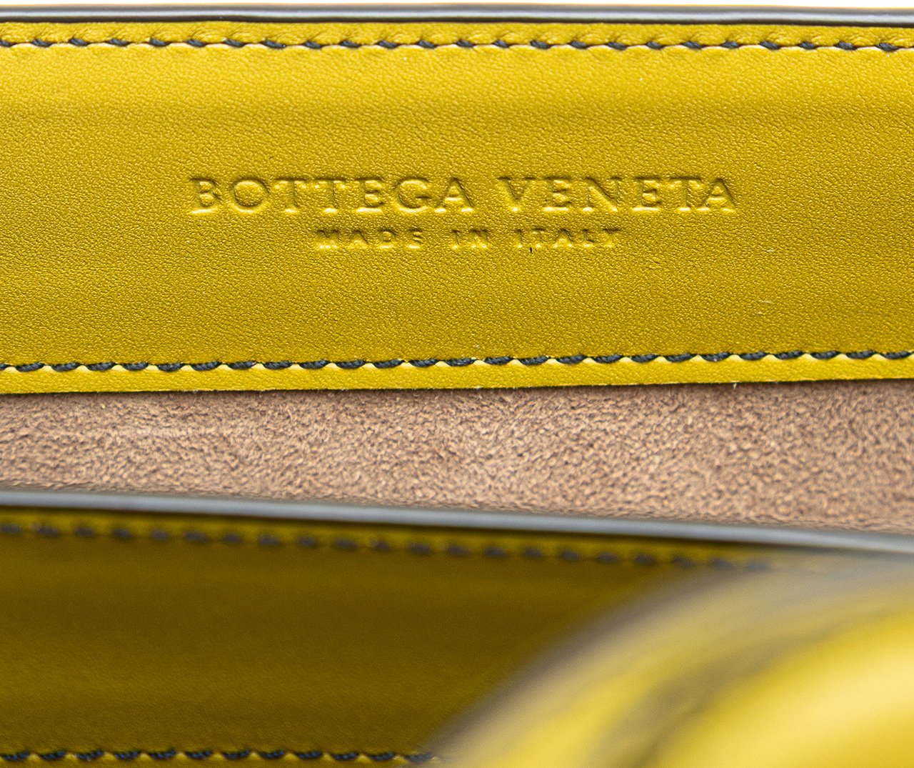 Bottega Veneta Bicolor Leather City Knot Shoulder Bag Bruin