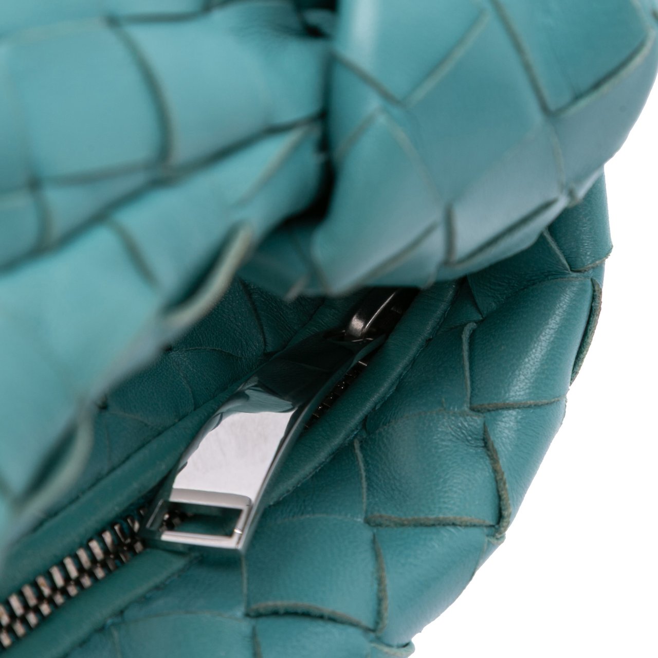 Bottega Veneta Mini Nappa Intrecciato Jodie Blauw
