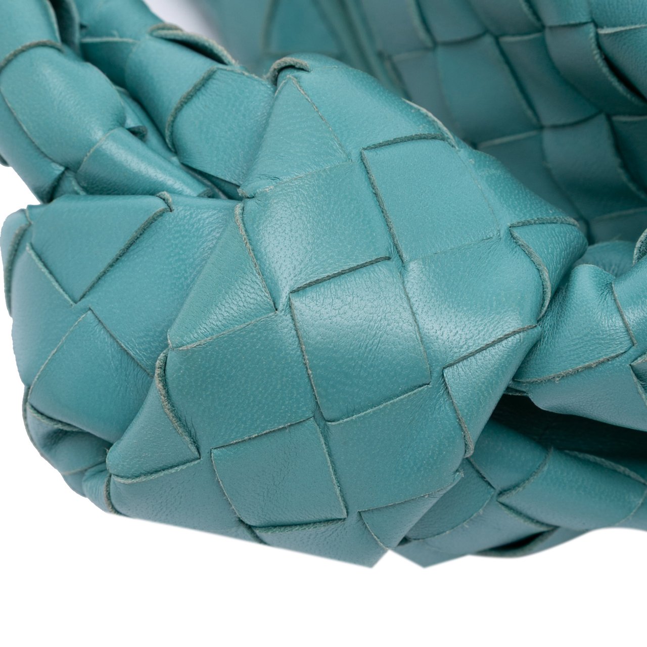 Bottega Veneta Mini Nappa Intrecciato Jodie Blauw