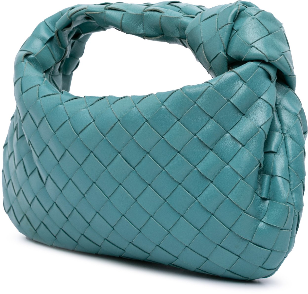Bottega Veneta Mini Nappa Intrecciato Jodie Blauw