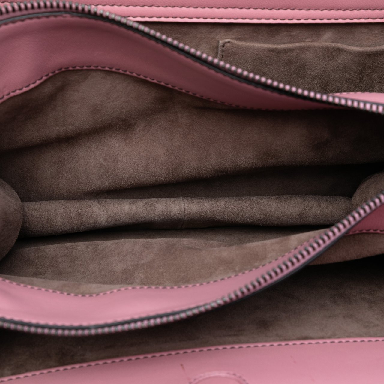 Bottega Veneta Nappa Intrecciato Chain Shoulder Bag Roze