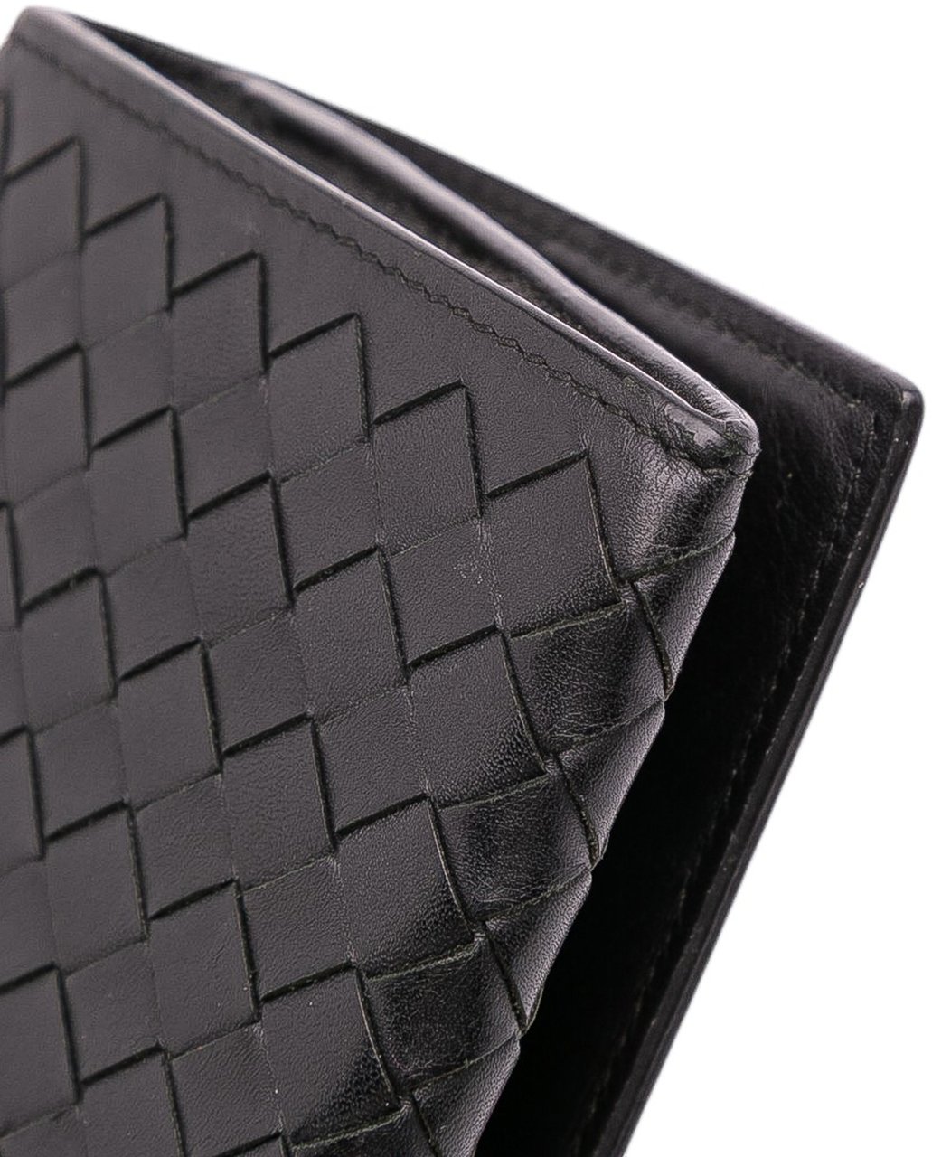 Bottega Veneta Nappa Intrecciato Long Wallet Zwart